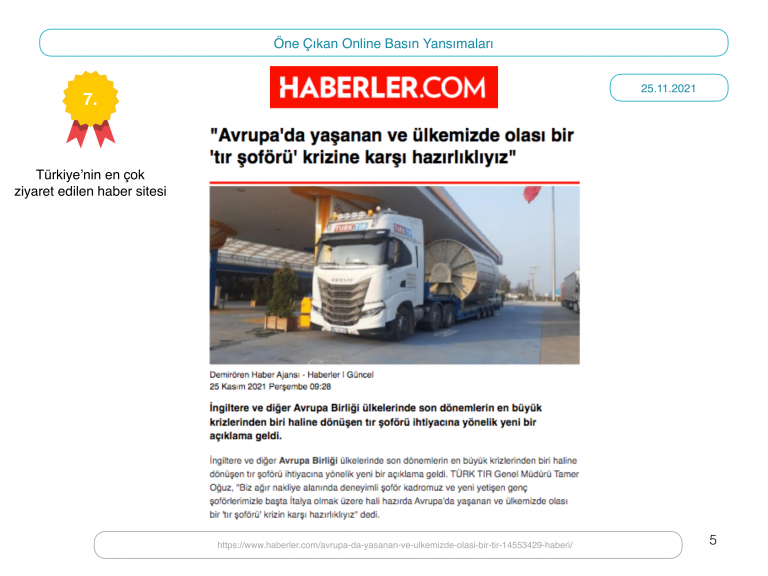 Türk Tır_Haftalık Yansıma Raporu_02.12.2021-05